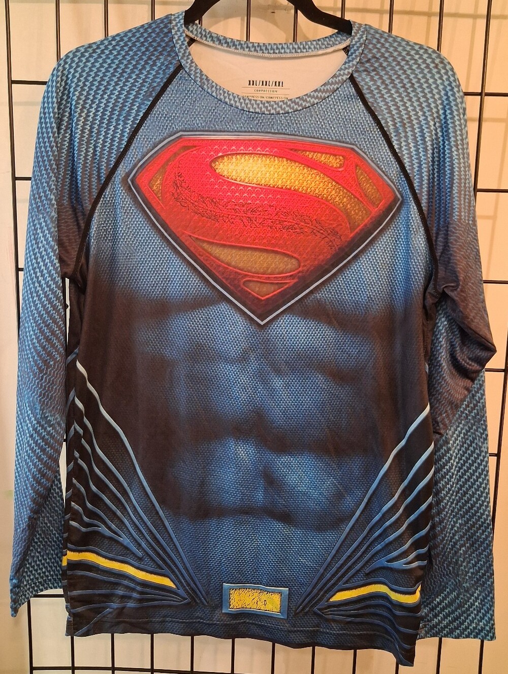 Compression Gym Top Superman Longsleeve